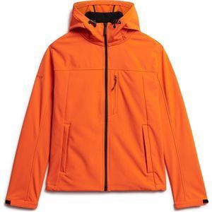 Superdry HOODED SOFT SHELL TREKKER JKT Heren Jas - Oranje - Maat 3XL