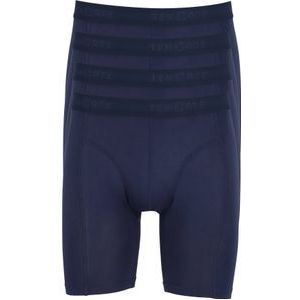 TEN CATE Basics men bamboo viscose long shorts (4-pack), heren boxers lange pijpen, blauw -  Maat: M