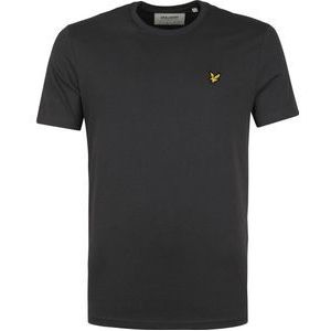Lyle & Scott Plain T-shirt Polo's & T-shirts Heren - Polo shirt - Grijs - Maat XS