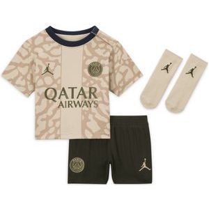 Paris Saint-Germain 2023/24 Vierde Nike driedelig voetbaltenue voor baby's/peuters - Bruin
