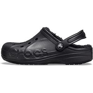 Crocs Baya gevoerde klomp uniseks-volwassene Klomp, Zwart, 36/37 EU