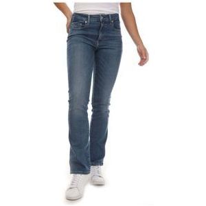 Dames Levis 725 Hoge Bootcut Jeans in Denim