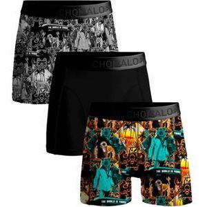 Muchachomalo boxershorts, heren boxers normale lengte (3-pack), Boxer Shorts Montana -  Maat: S