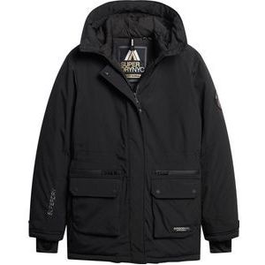 Superdry City Padded Parka Jacket Dames Jas - Black - Maat M