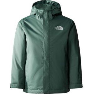 The North Face - Kinder ski jassen - Teen Snowquest Jacket Dark Sage voor Unisex - Kindermaat S - Groen