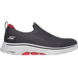 Skechers Go Walk 7 Heren Instappers - Grijs/Zwart - Maat 45