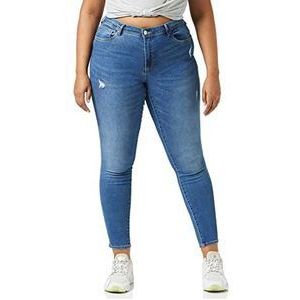 ONLY Onlwauw Life Mid Skinny Dnm Bj370 Noos vrijetijdsbroek voor dames, blauw, (M) W x 32L