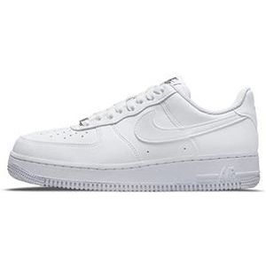 Nike Air Force 1 '07 Next Nature Damessneakers, wit, zwart, metallic zilver, maat 37,5, wit, zwart, metallic zilver, 37.5 EU