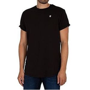 G-Star Raw Lash T-Shirt heren T-Shirt, zwart (Dk Black B353-6484), S