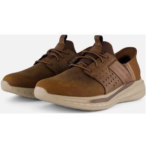 Skechers Slade - Zachary Heren Instappers - Kastanjebruin - Maat 44