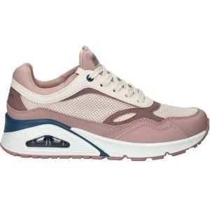 Skechers Uno - Heel Hints Sneakers Laag - roze - Maat 38