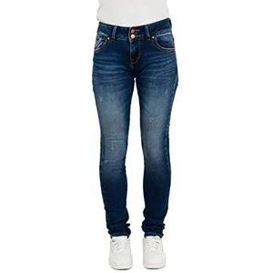 LTB Jeans - Dames - Molly - MID Waist - Slim Fit Jeans - Broek, Winona Wash 53925, 25W / 30L