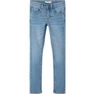 Name It Jeans Nkmtheo Xslim Jeans 1090-io Noos 13211877 Light Blue Denim Mannen Maat - W170