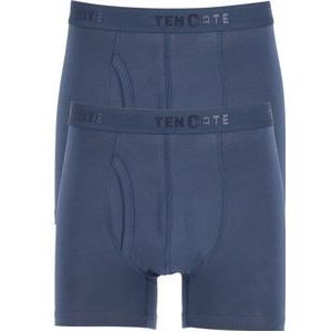 TEN CATE Basics men classic shorts met gulp (2-pack), heren boxers normale lengte, blauw -  Maat: XL