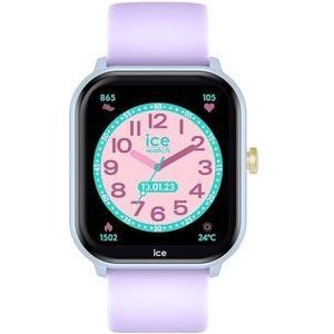 Ice-Watch - ICE smart junior 2.0 Soft blue Purple - Blauw kinderhorloge met paarse siliconen band - 022800 (1,75 pouces)