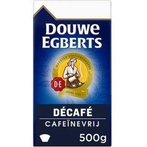 Douwe Egberts Decafe Koffie Snelfilter Maling 500 gr