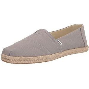 TOMS Dames Alpargata touw Loafer plat, medium grijs, 4.5 UK, Medium Grijs, 37 EU