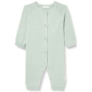 Noppies Baby Uniseks Baby Playsuit Monrovia Long Sleeve Jumpsuit, Grey Mint C175, 50, Grijs Mint - C175, 50 cm