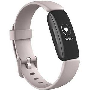 Fitbit Inspire 2 Health & Fitness Tracker with a Free 1-Year Fitbit Premium Trial, 24/7 Heart Rate & up to 10 Days Battery, Lunar White