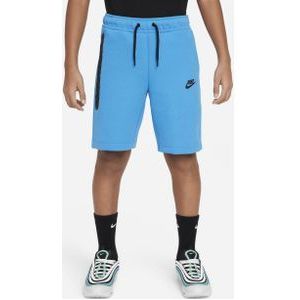 Nike Tech Fleece jongensshorts - Blauw