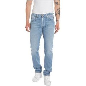 Replay Grover Original Collection Slim Straight Leg Jeans voor heren, 010, lichtblauw, 28W x 34L