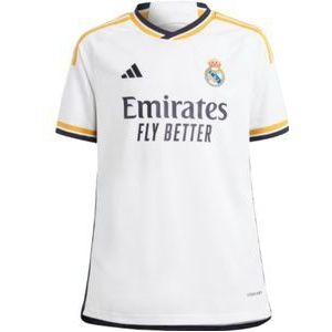 Adidas Real Madrid 23/24 Junior Short Sleeve T-shirt Home Wit 11-12 Years