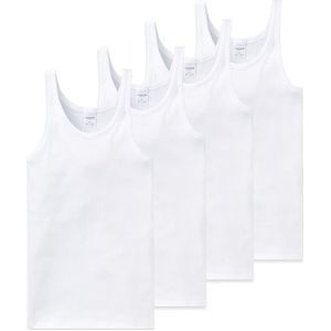 Schieser Cotton Essentials Heren Onderhemd - Wit - Maat M
