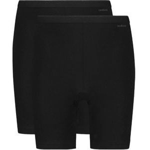 TEN CATE Basics women long shorts (2-pack), dames longshort hoge taille, zwart -  Maat: XXL