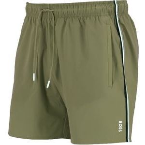 HUGO BOSS Iconic swim shorts, heren zwembroek, beige -  Maat: XL