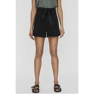 VERO MODA high waist loose fit short VMMIA zwart