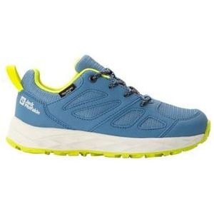 Jack Wolfskin Woodland 2 Texapore Low K wandelschoenen voor kinderen, uniseks, Elemental Blue, 32 EU