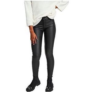 Vila Skinny Fit Jeans Coated voor dames, zwart (zwart), S