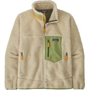 Patagonia - Sweatshirts en fleeces - M's Classic Retro-X Jkt Dark Natural W/Buckhorn Green voor Heren - Maat XL - Beige