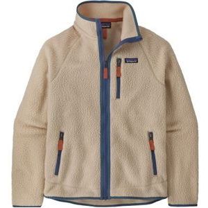 Patagonia - Sweatshirts en fleeces - M's Retro Pile Jkt Dark Natural W/Utility Blue voor Heren - Maat XL - Beige