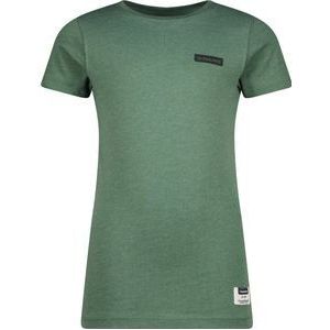 Vingino T-shirt Basic-tee Jongens T-shirt - Biome green - Maat 116