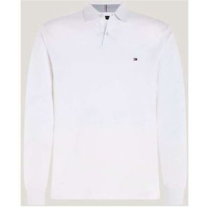 Tommy Hilfiger Regular Fit Polo shirt wit, Effen