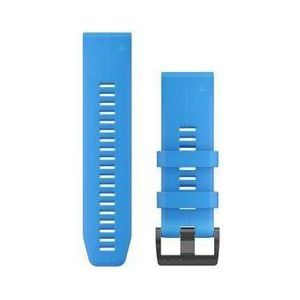 garmin quickfit 26 mm silicone strap cyan blue