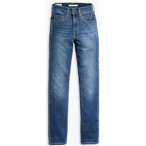 Levi's 724 HIGH Rise Straight MED Indigo - Worn IN, We have arrived, 30W x 30L