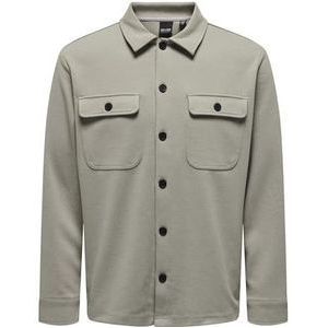 ONSNEWKODYL Overshirt Sweat NOOS, Vintage kaki/patroon: melange, XXL