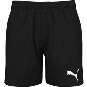 Puma - Boys Swim Mid Length Short - Zwarte Zwembroek Kids-140