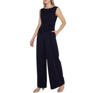 Vera Mont Overall Lang ohne Arm jumpsuit blauw (Maat: 40) - Effen - Halslijn: Ronde hals,