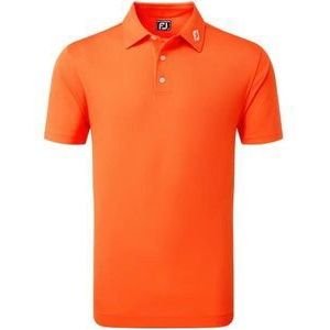 Footjoy Stretch Pique Heren Polo Shirt Oranje Heren Maat S