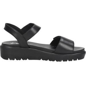 Ara Bilbao-S Sandalen Plat - zwart - Maat 43