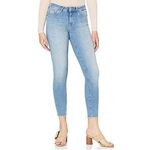 ONLY OnlBlush skinny fit jeans voor dames met middelhoge enkels, blauw (lichtblauw denim, lichtblauw denim)., 25W x 30L