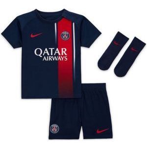 Nike Paris Saint-Germain Baby SS Home Mini Kit 2023/2024 - Donkerblauw - Maat 80/85 cm - Unisex
