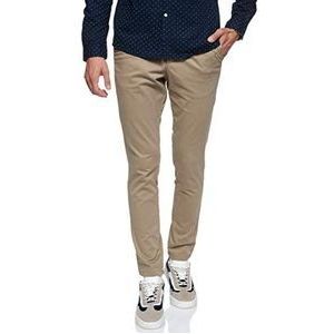 JACK & JONES Marco Bowie SA Slim Fit Stretch Chino broek voor heren, beige, 30/30, beige, 30W / 30L