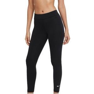 Nike sportswear essential 7/8-legging in de kleur zwart.