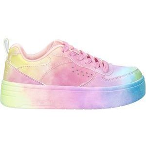 Skechers Court High - Electric Remix Meisjes Sneakers - Multicolour - Maat 36