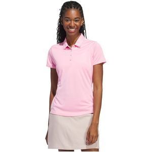 adidas Performance Solid Performance Poloshirt met Korte Mouwen - Dames - Roze- L