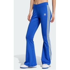 Adidas Flared Dames Leggings - Blauw  - Katoen Canvas - Foot Locker